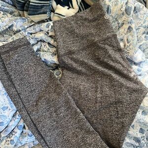 Lululemon size 8 heathered grey leggings